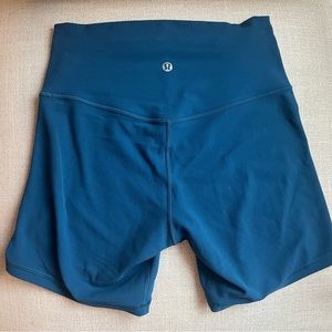 Blue Biker Shorts - Lululemon